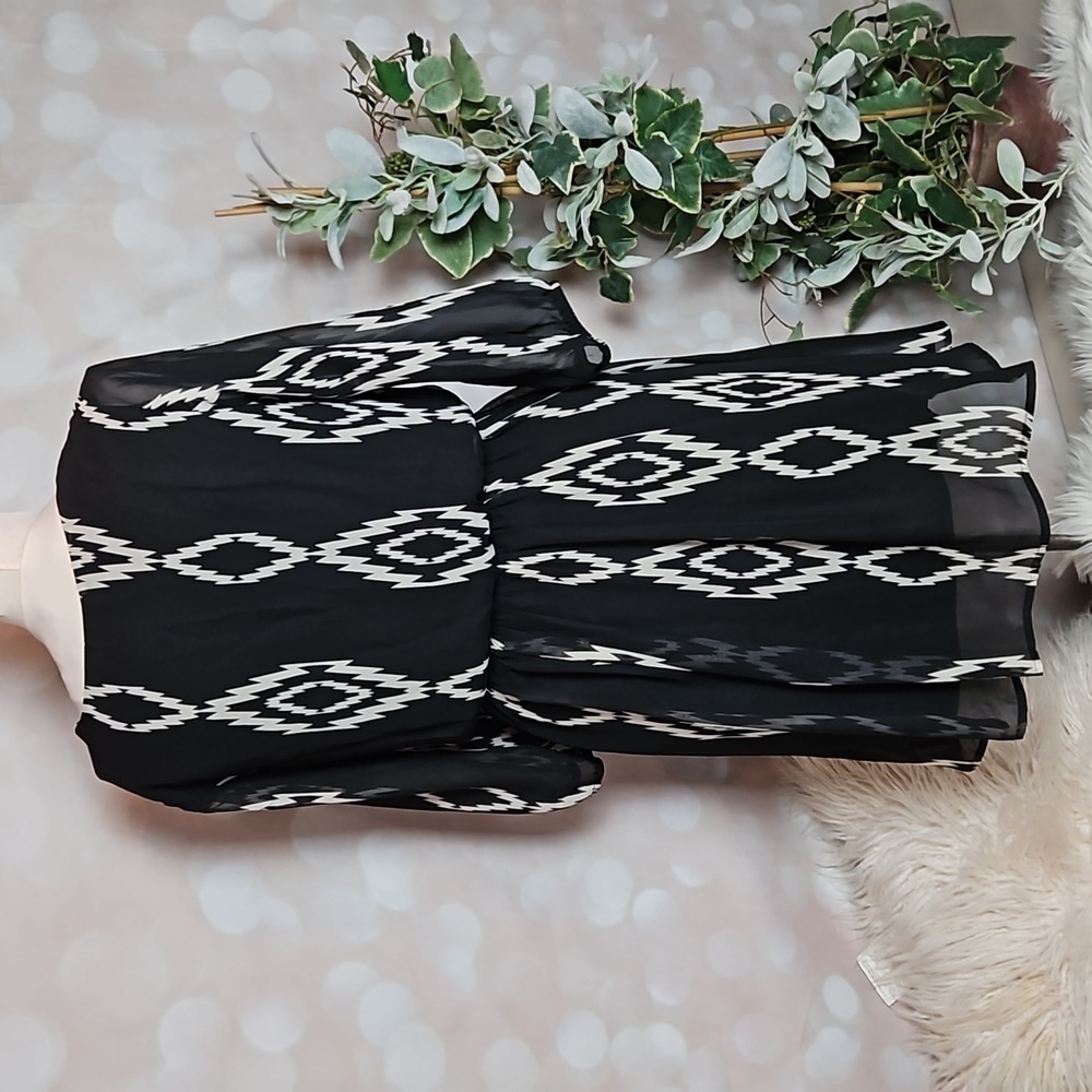 A. Byer | Black Tribal Print Dress - Picture 3 of 9